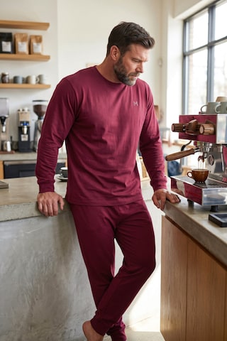 Men Plus Pyjama in Rot