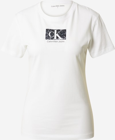 Calvin Klein Jeans Majica u crna / prljavo bijela, Pregled proizvoda