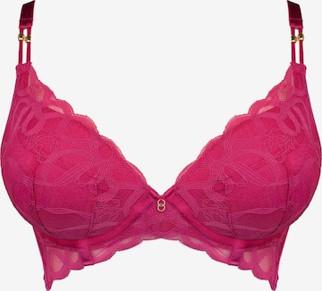 Invisible Soutien-gorge 'Mekika' SugarShape en rose : devant