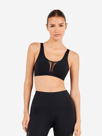 Gisela Bustier Športni nederček | črna barva: sprednja stran