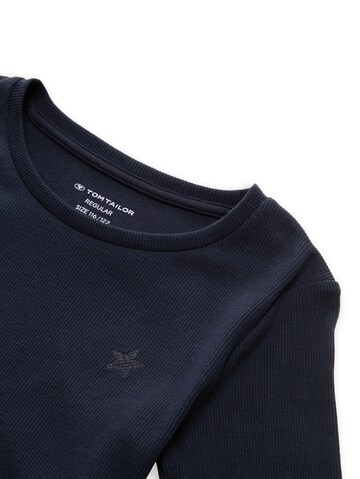 TOM TAILOR Shirt in Blau