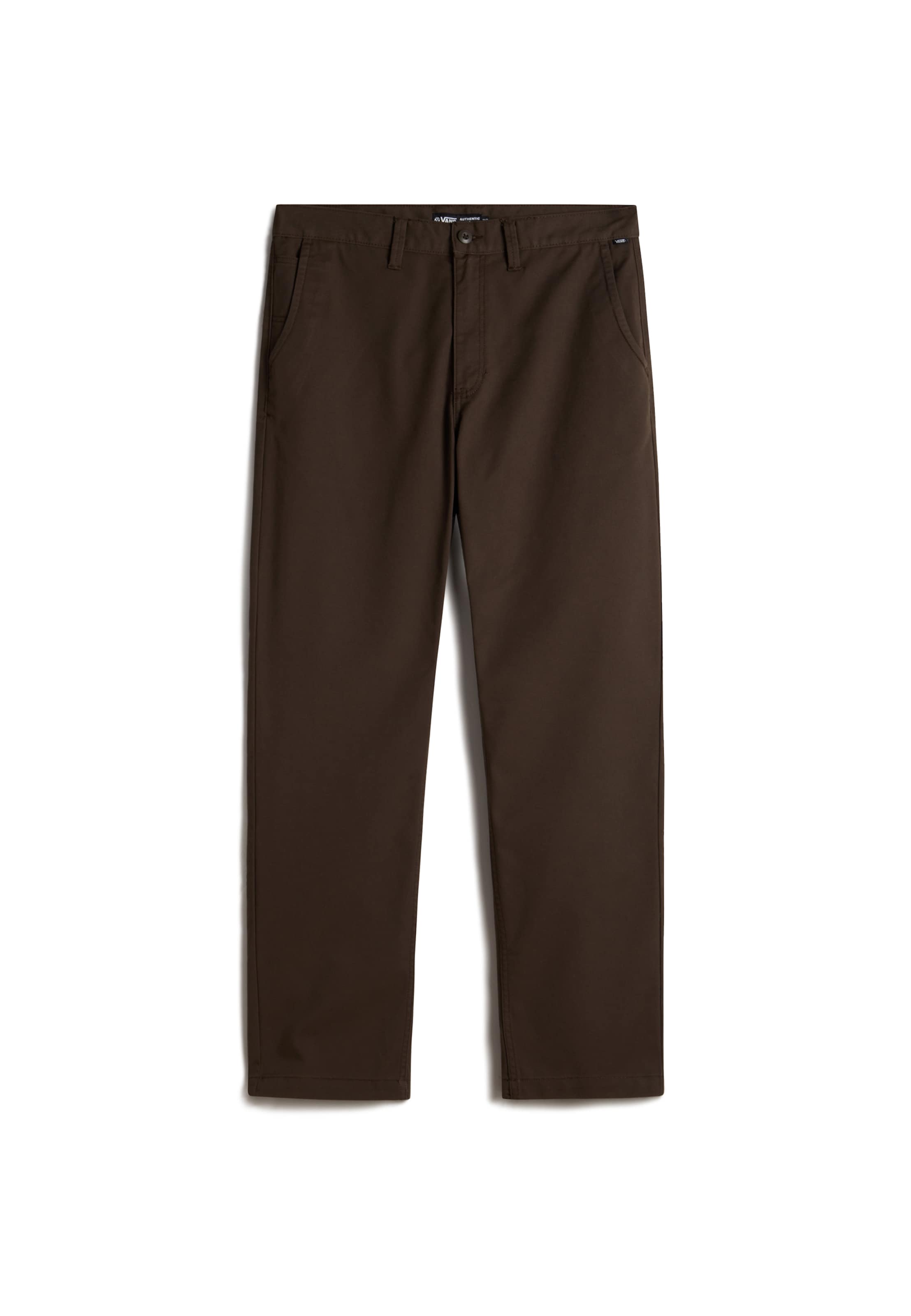 VANS - Regular Calças chino em castanho: frente