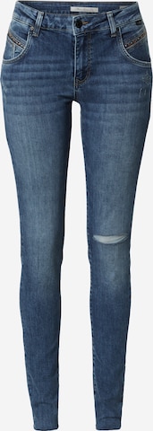 Mavi Skinny Jeans 'Adriana' in Blauw: voorkant