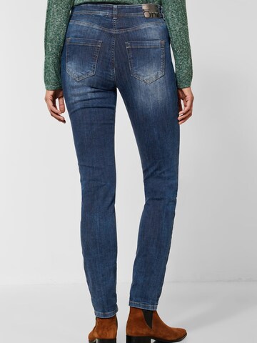 STREET ONE Slimfit Jeans in Blau