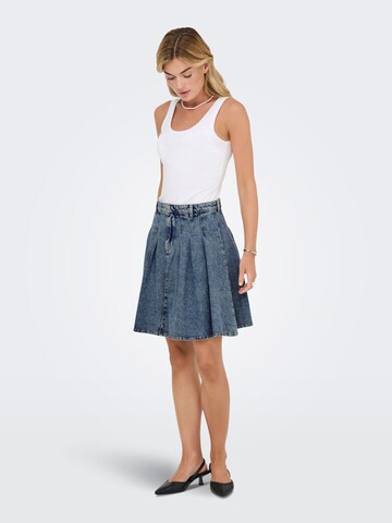 Jupe 'ONLRHODA' ONLY en bleu