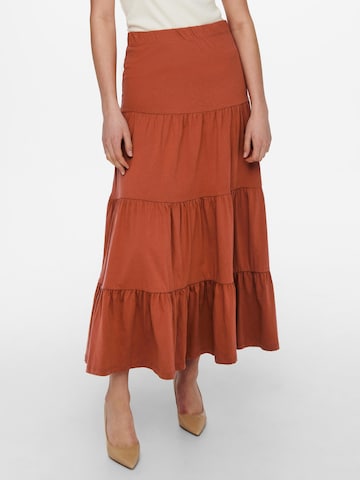 ONLY Skirt 'May' in Brown: front