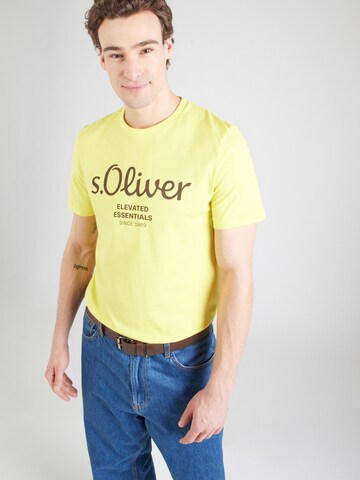 s.Oliver T-Shirt in Gelb: Vorderseite