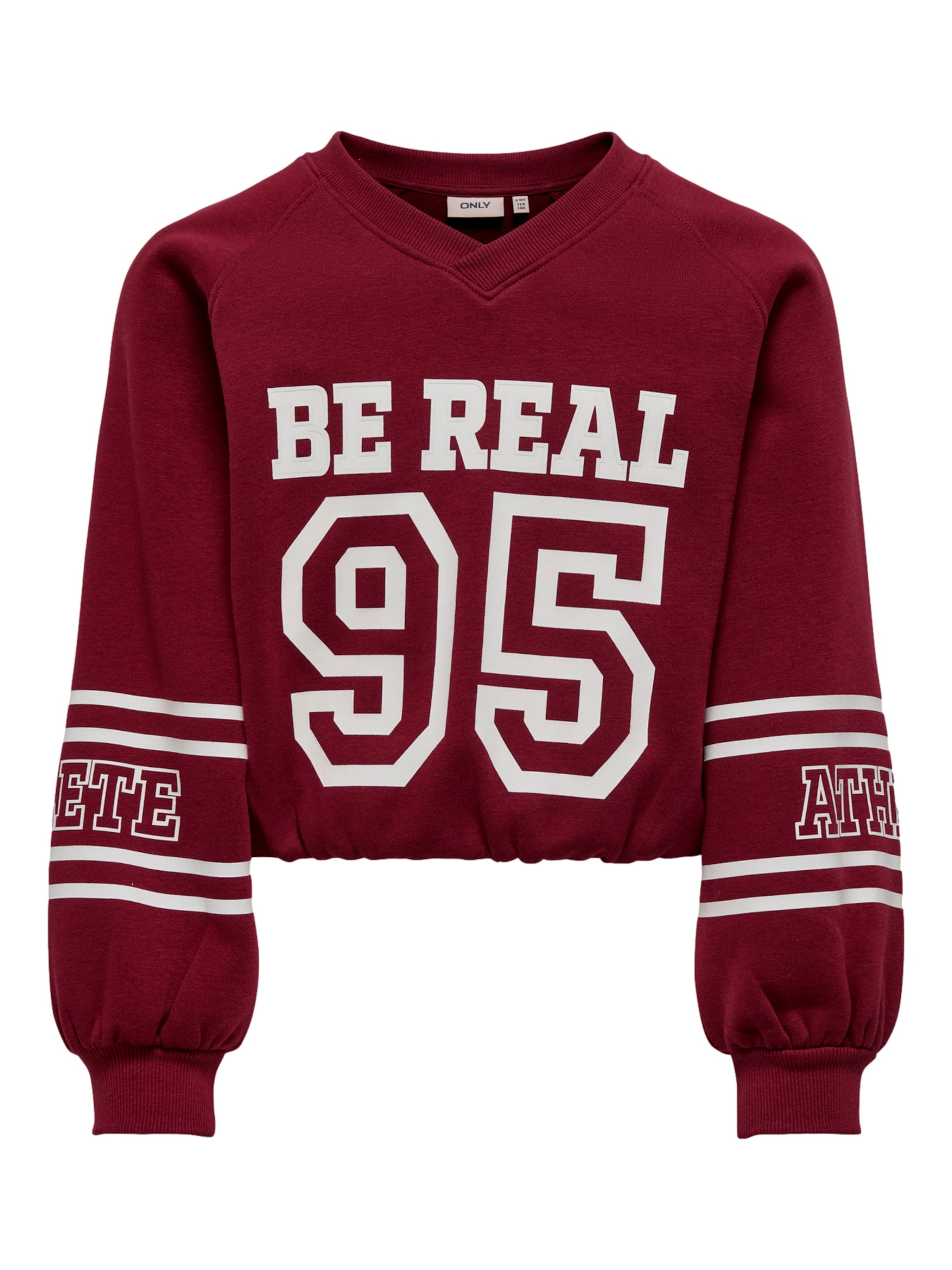 Pull-over 'Coletta' ONLY GIRLS en rouge : devant