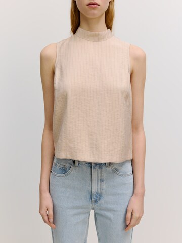 Top 'Maxim' di EDITED in beige: frontale