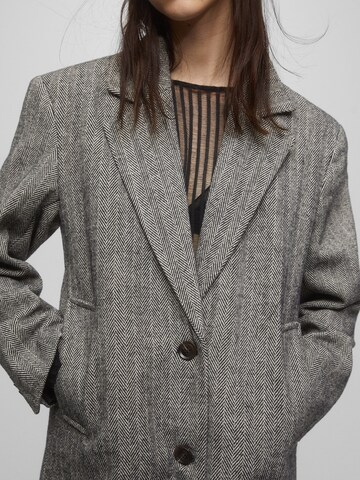 Manteau mi-saison Pull&Bear en gris