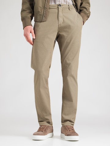 GABBA Szabványos Chino nadrág 'Paul K3280 Dale' - zöld: elől