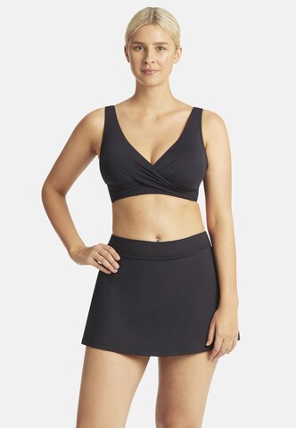 SEA LEVEL T-Shirt Bikinitop 'Essentials Edit' in Blau