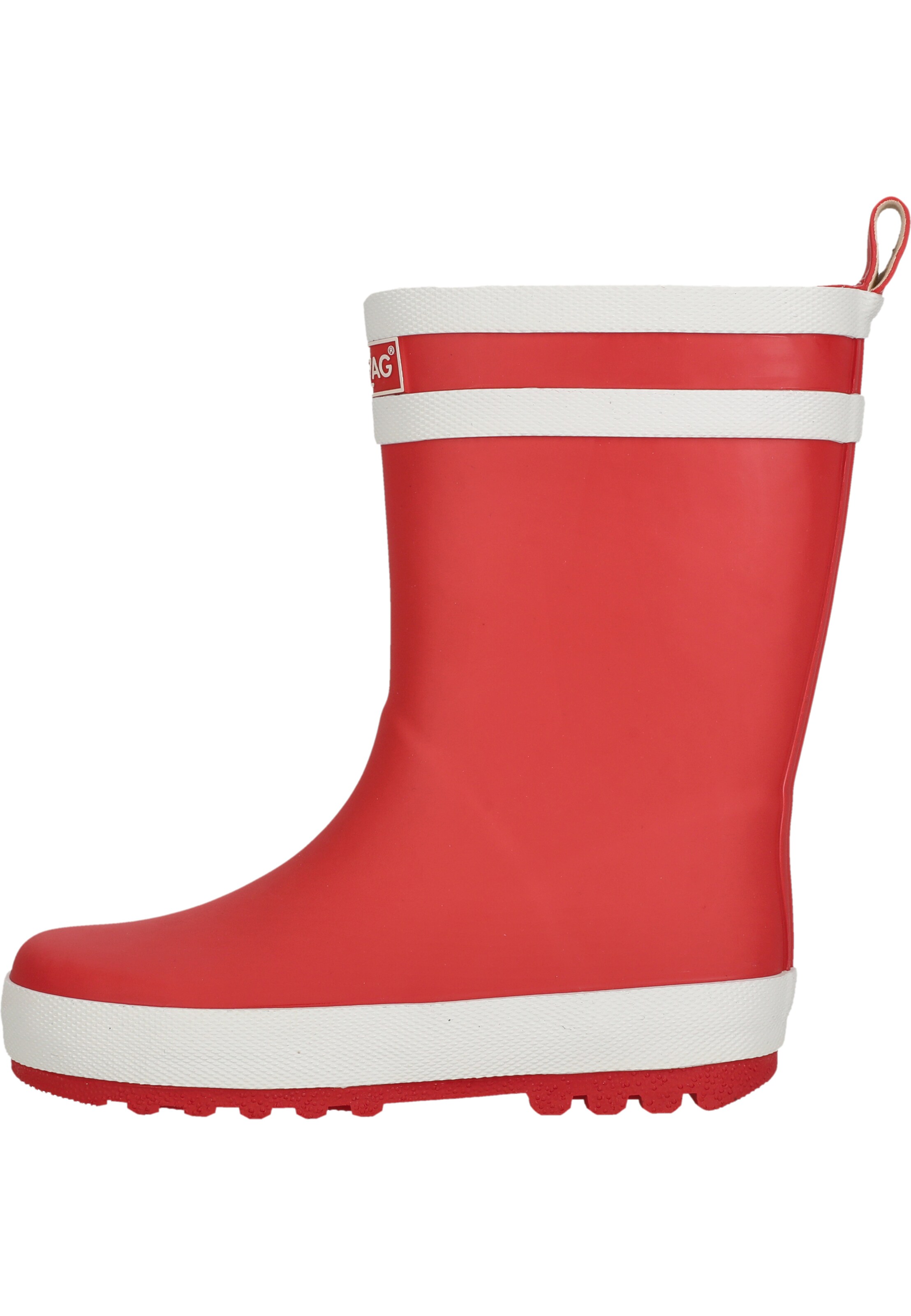 ZigZag Rubber Boots in Red