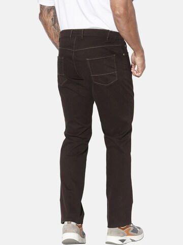 Jan Vanderstorm Loose fit Trousers 'Skanni' in Brown