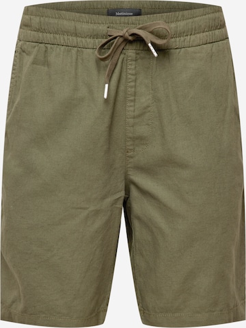 Pantalon 'Barton' Matinique en vert : devant