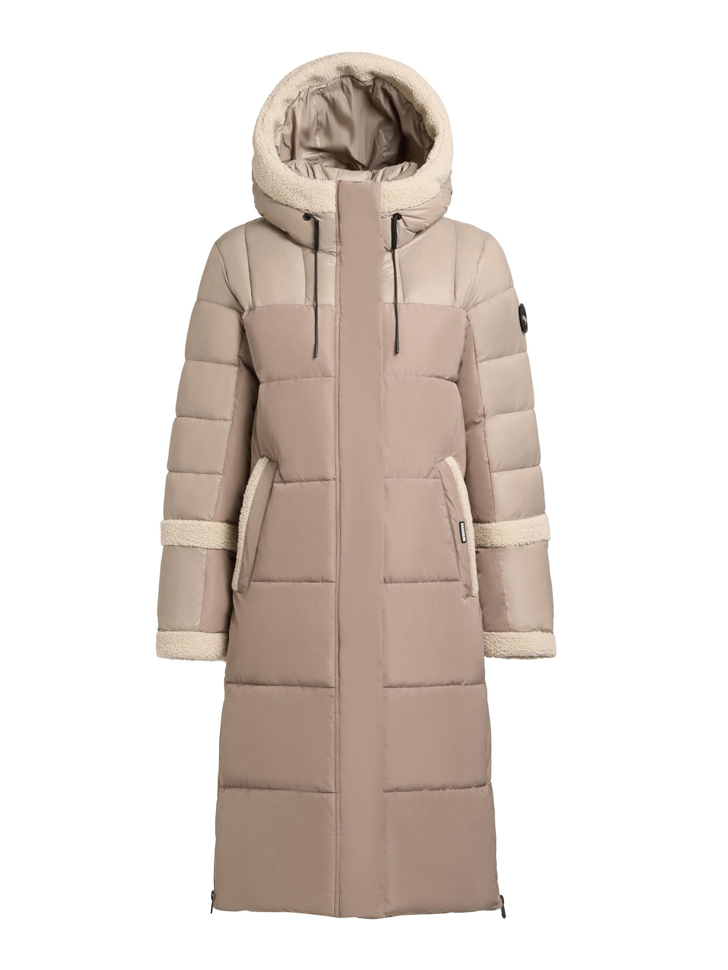 Manteau d’hiver 'Desna2' khujo en gris : devant