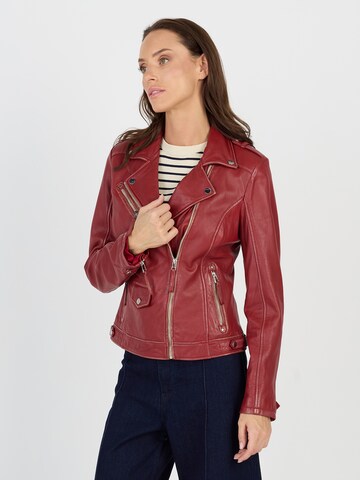 JCC Lederjacke in Rot