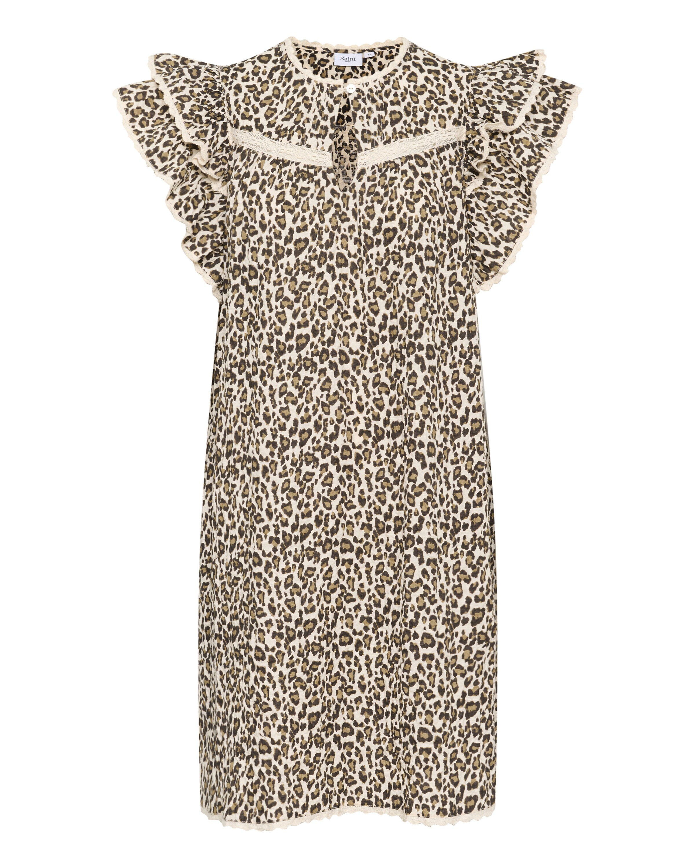 SAINT TROPEZ - Vestido 'Kirby' em bege: frente