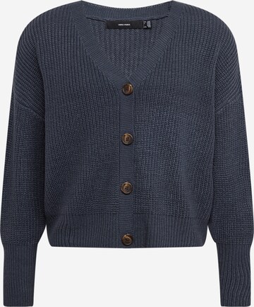 Vero Moda Curve Knit Cardigan 'LEA' in Blue: front