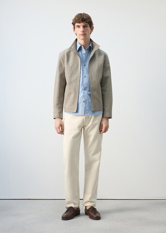 MANGO MAN Between-Season Jacket 'Gabrion' in Grey