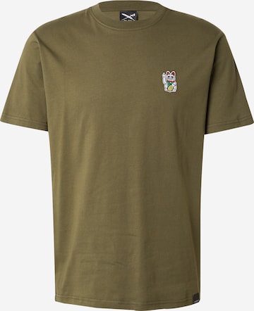 T-Shirt 'Bye Bye' Iriedaily en vert : devant