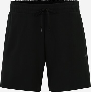 Regular Pantaloni sport 'Aeroready ' de la ADIDAS SPORTSWEAR pe negru: față