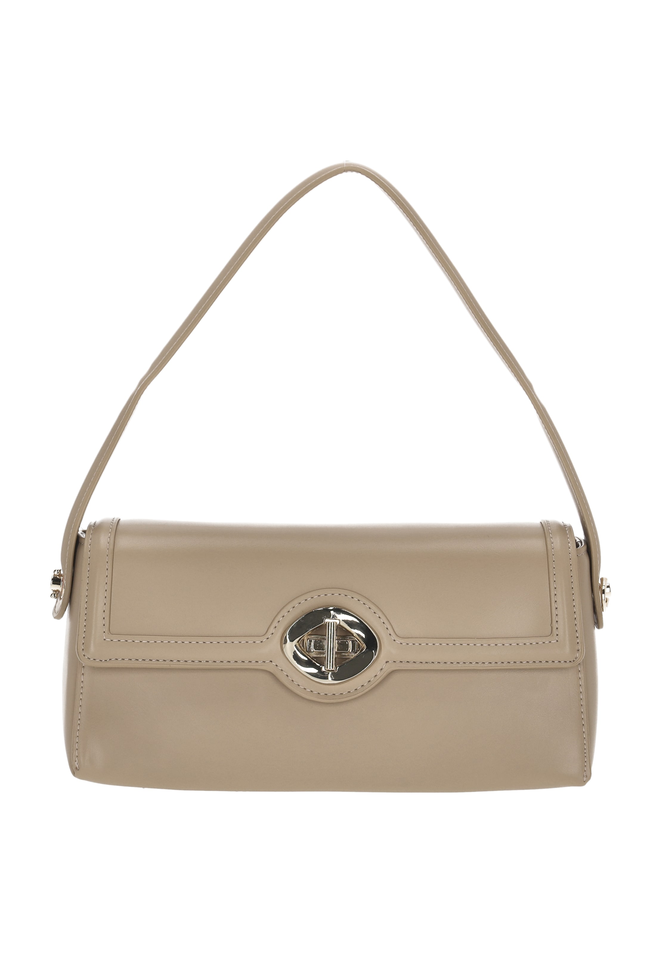 Usha - Mala de ombro em bege: frente