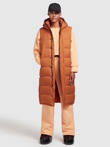 khujo Weste 'Magneta' in Orange