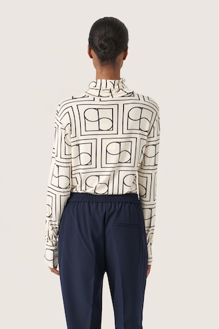 T-shirt 'Hanadi' SOAKED IN LUXURY en beige
