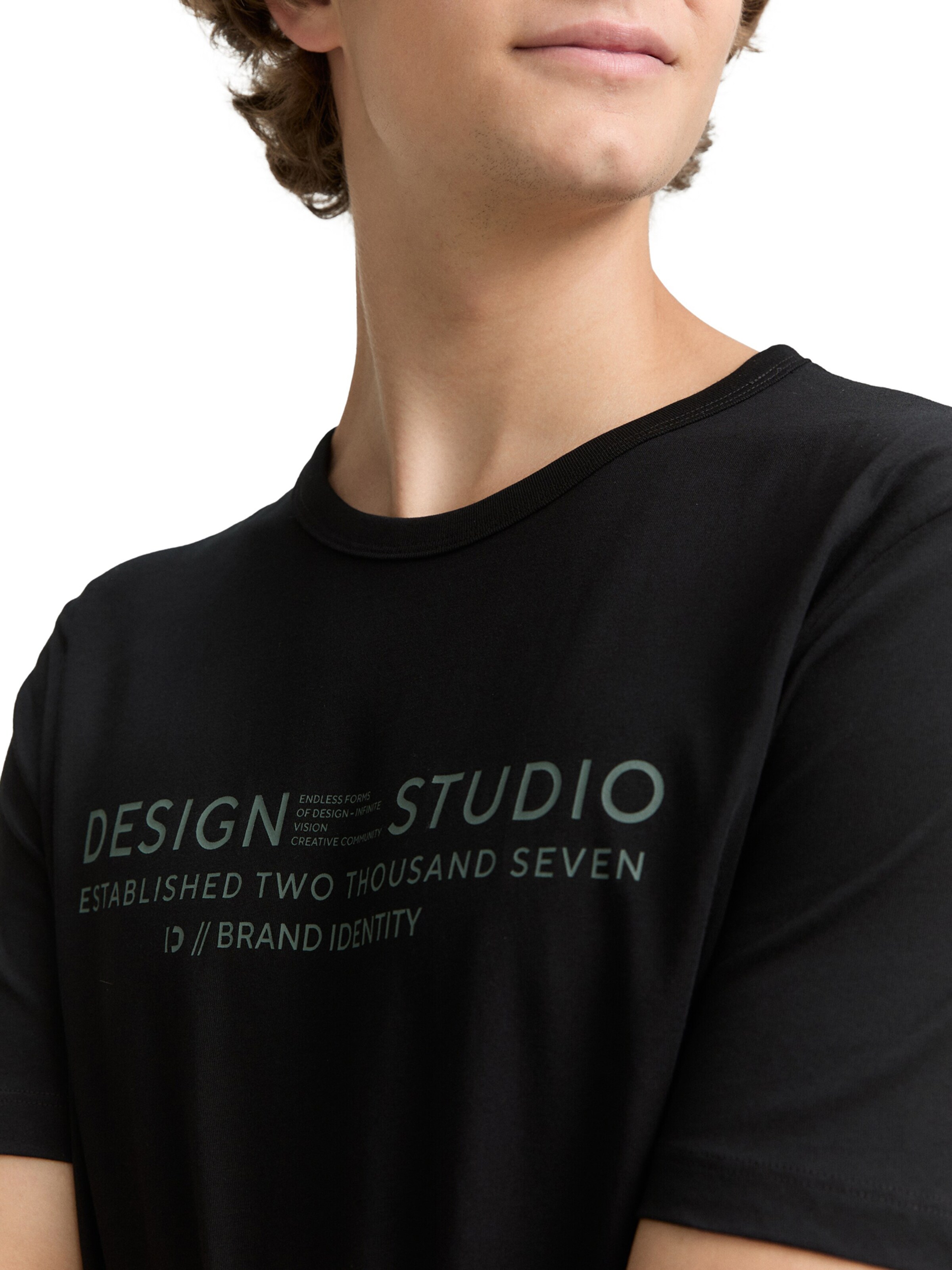 TOM TAILOR DENIM - Camiseta en negro