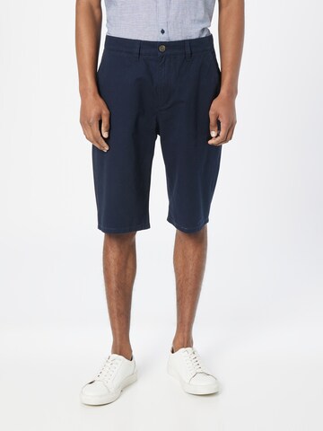 ESPRIT Regular Chino Pants 'Sus' in Blue: front