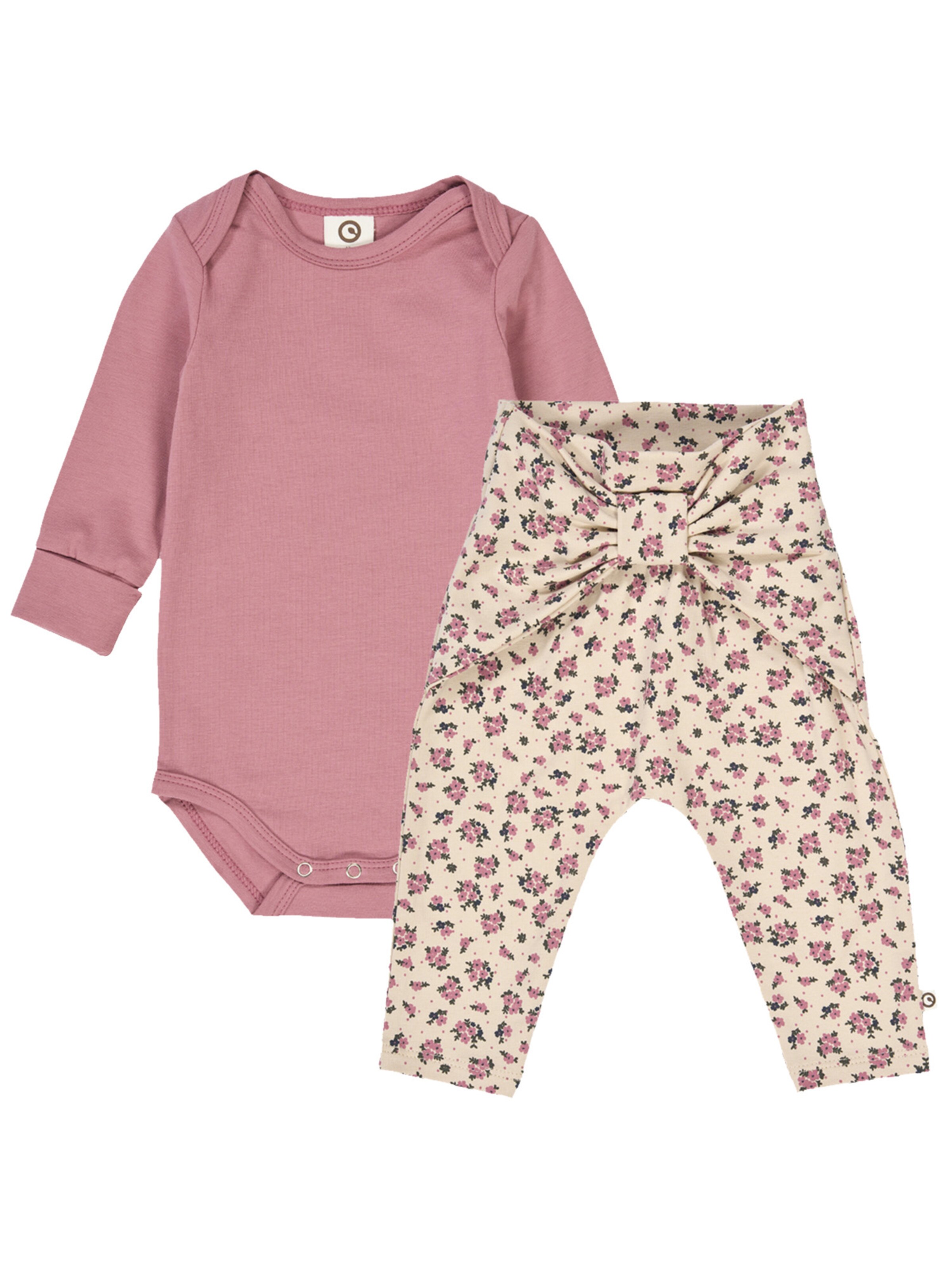 Müsli by GREEN COTTON - Macacão/Body em rosa: frente