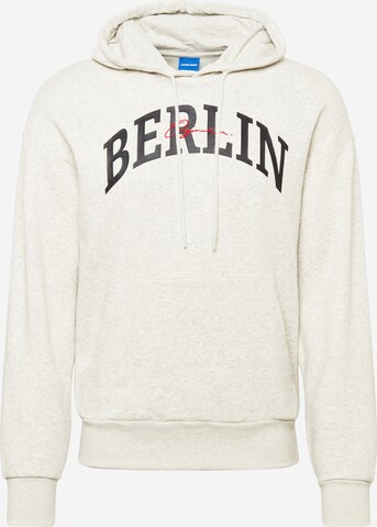 Sweat-shirt 'Jorhipe' JACK & JONES en gris : devant