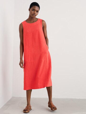 Seasalt Cornwall Zomerjurk 'Cresting Waves' in Oranje: voorkant