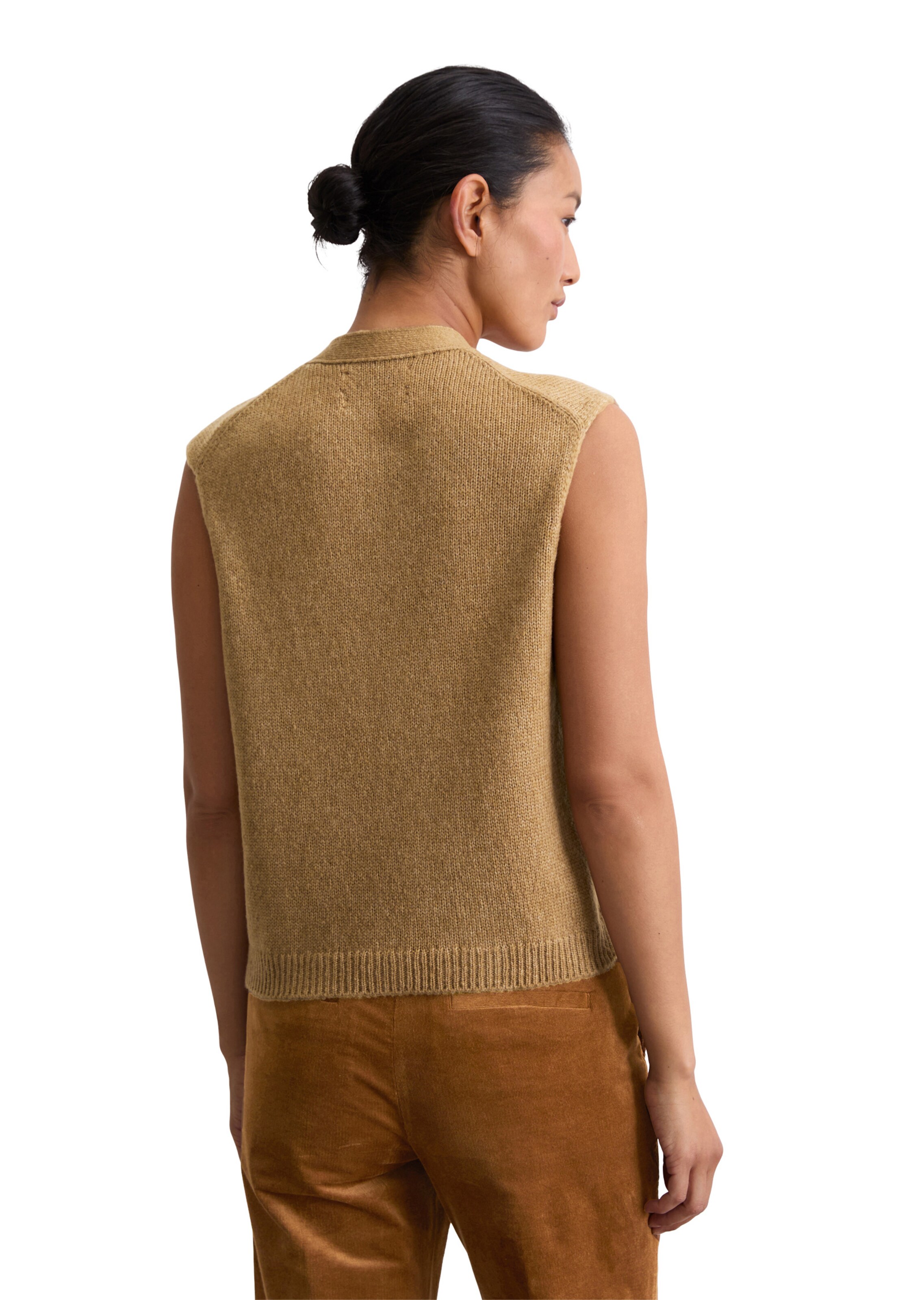 Marc O'Polo Strickweste in Braun