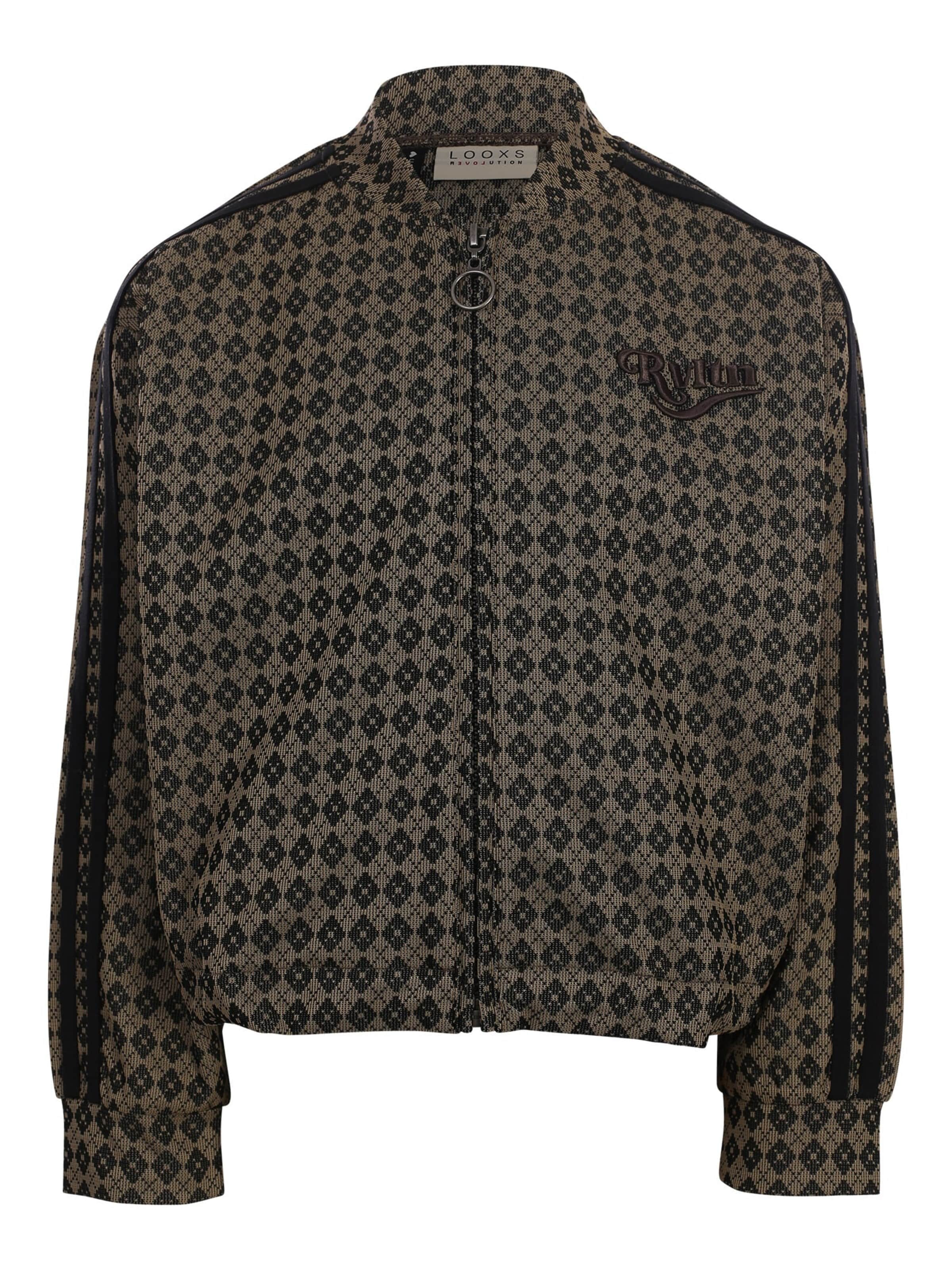 Sweat-shirt Looxs Revolution en beige : devant