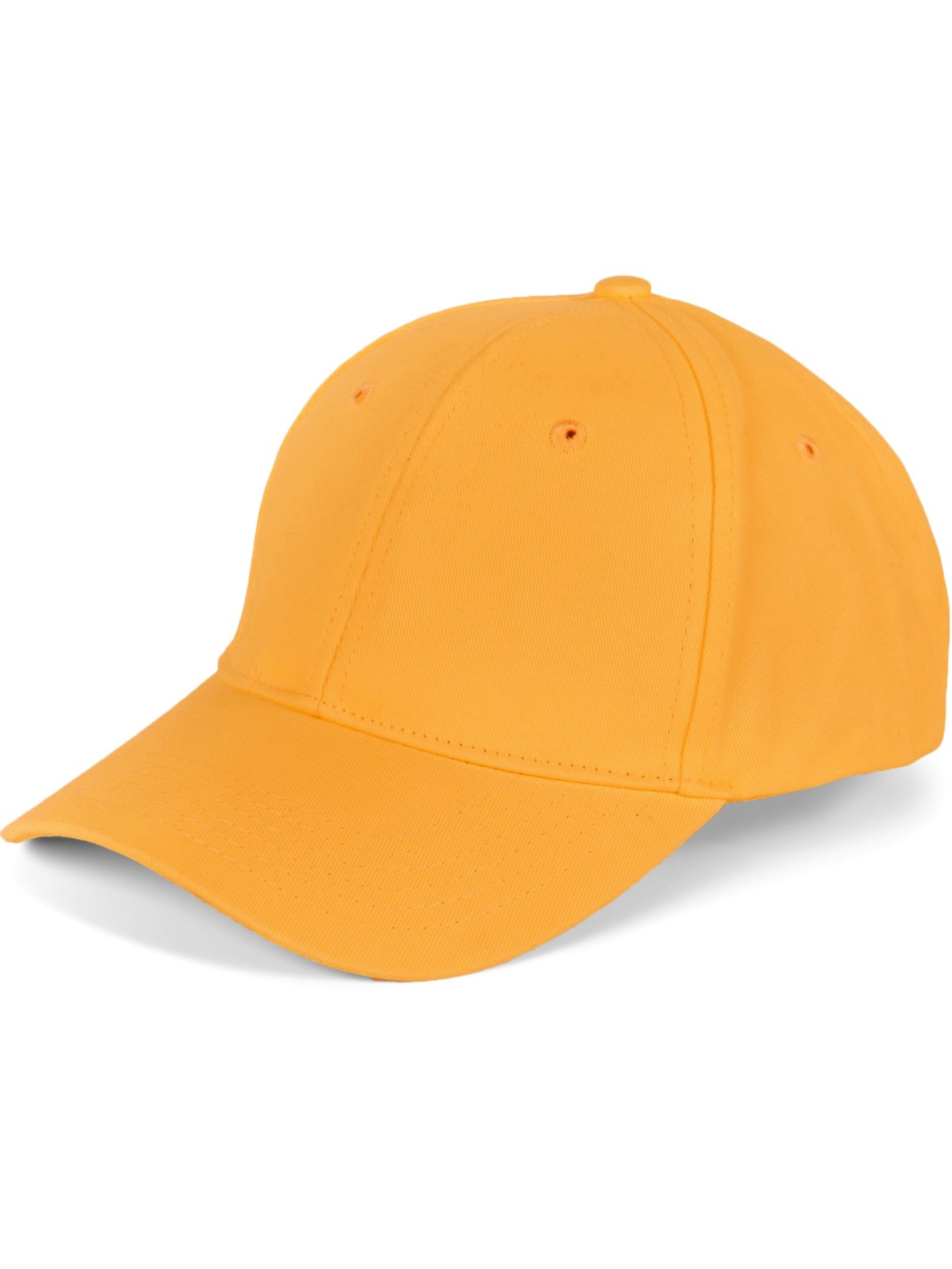 styleBREAKER Cap 'Baseball Cap Einfarbig' in Yellow: front
