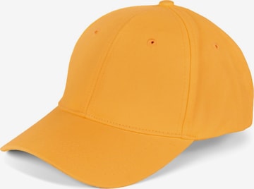styleBREAKER Cap 'Baseball Cap Einfarbig' in Yellow: front