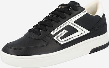 GUESS Sneakers laag 'Silea' in Zwart: voorkant