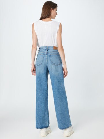 Madewell Wide leg Jeans in Blauw