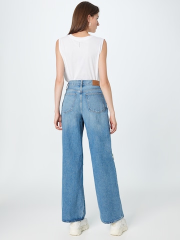 Madewell Wide Leg Jeans i blå