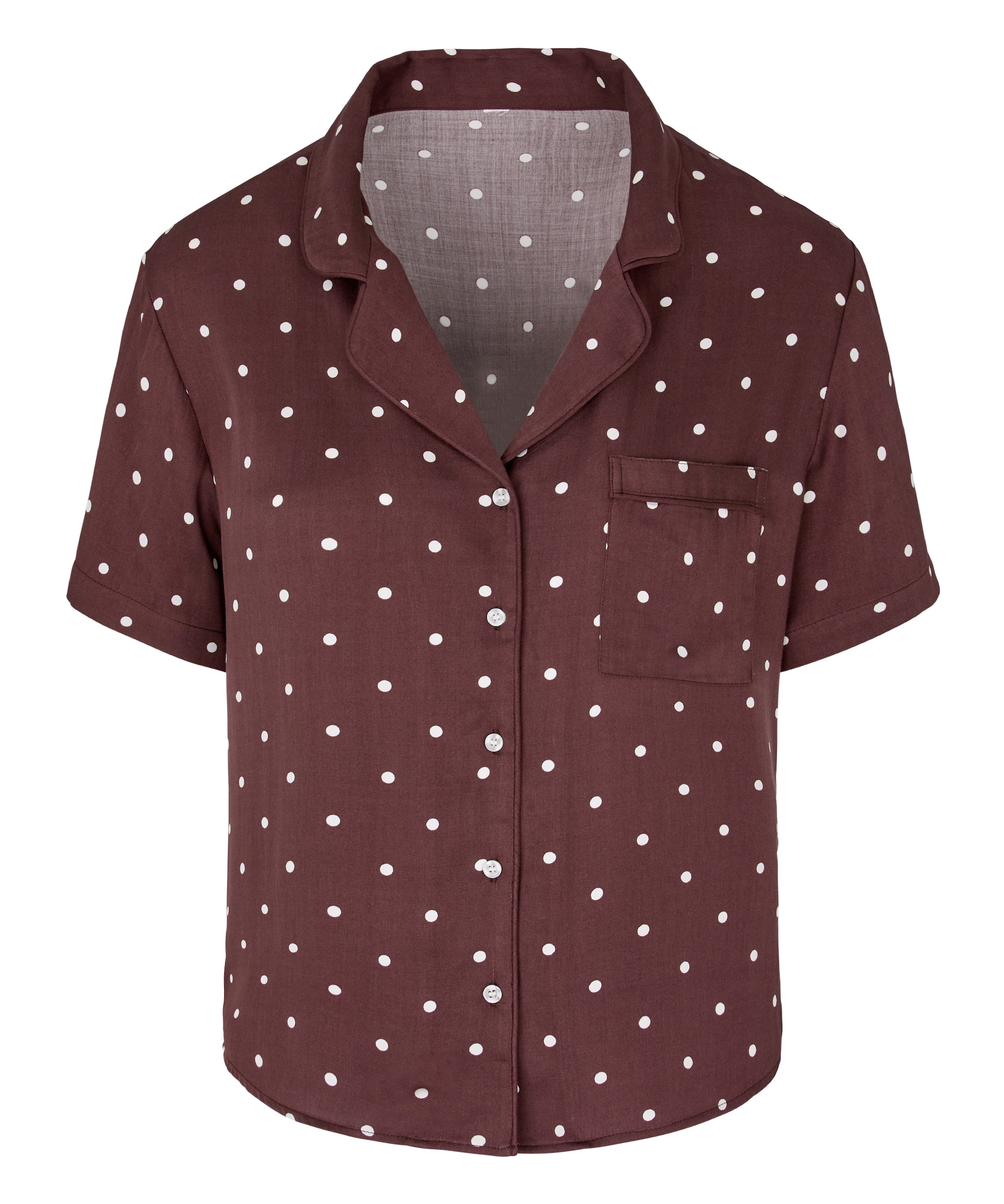 Hunkemöller Slaapshirt in Bruin: voorkant