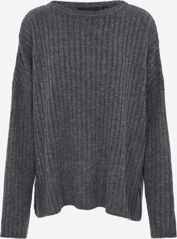 UNFOLLOWED x ABOUT YOU Sweatshirt 'COMFY ' i grå: framsida