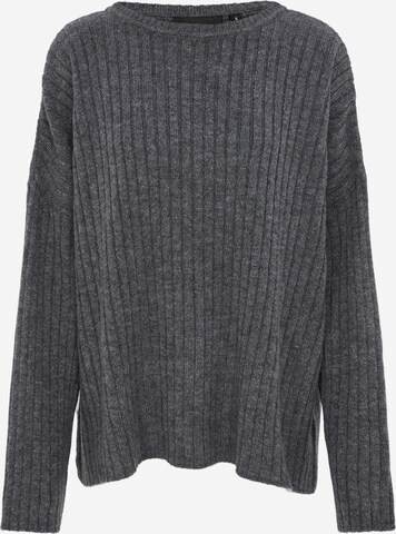 UNFOLLOWED x ABOUT YOU Pullover 'COMFY ' in Grau: predná strana