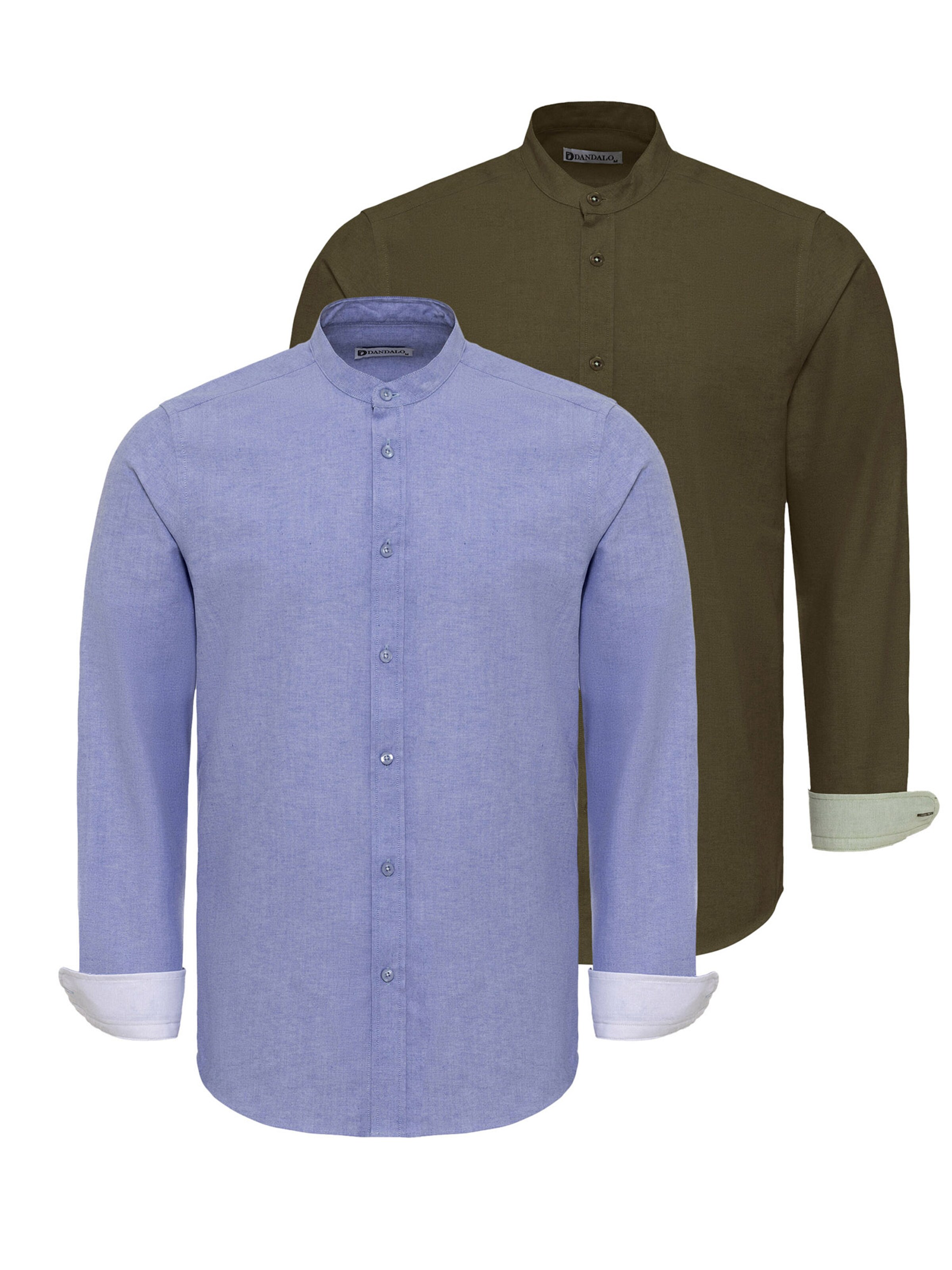 Dandalo Rovný strih Košeľa - Modrá: predná strana