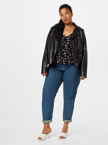 ABOUT YOU Curvy Top 'Chiara' - Čierna
