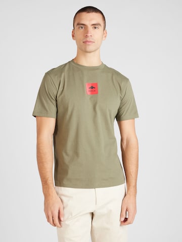 REPLAY T-shirt i grön: framsida
