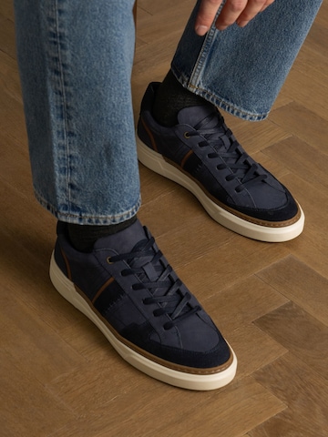 Baskets basses no stress en bleu