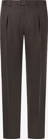 Boggi Milano Pantalón plisado en marrón oscuro, Vista del producto