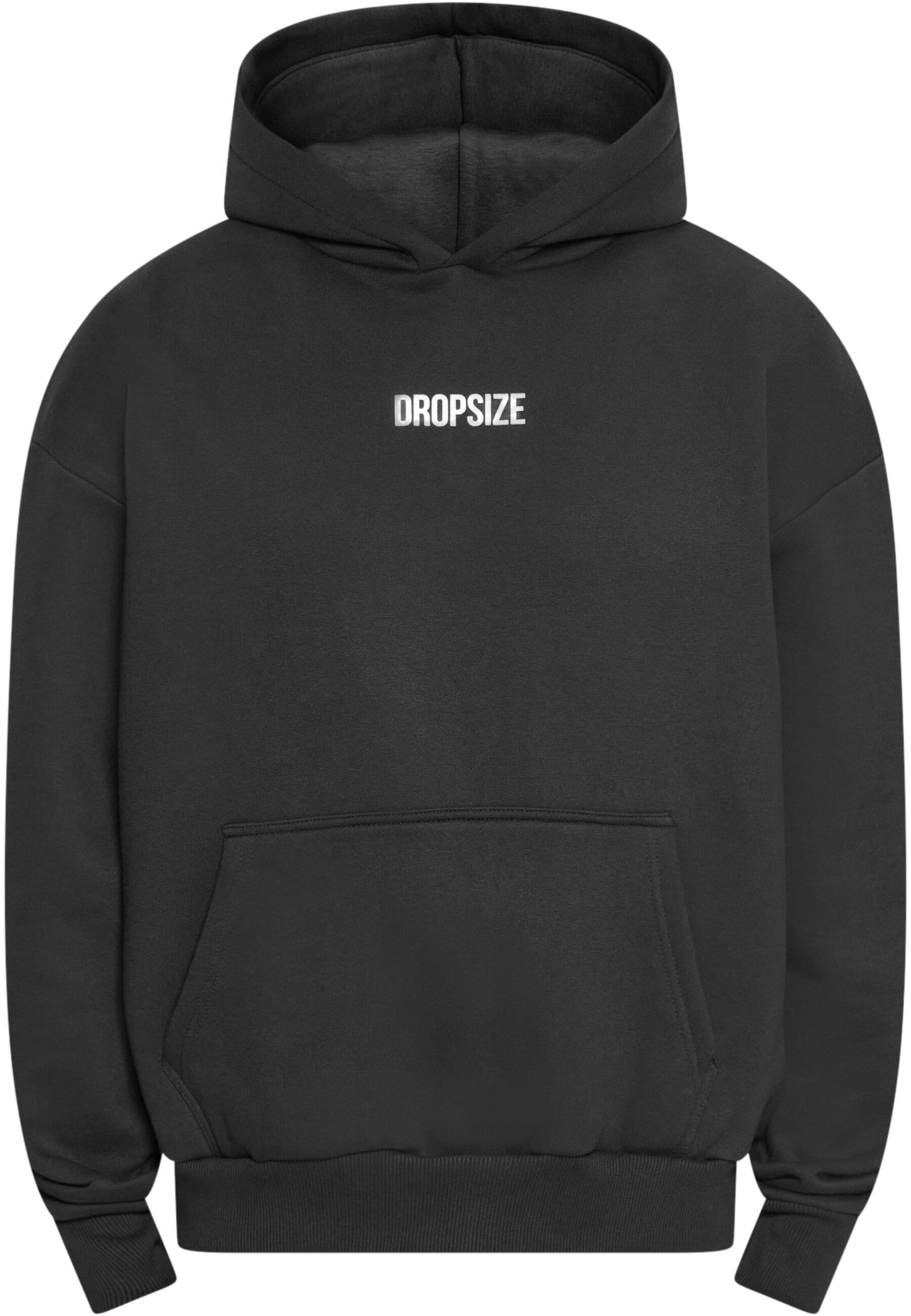 Dropsize Sweatshirt in Schwarz: Vorderseite
